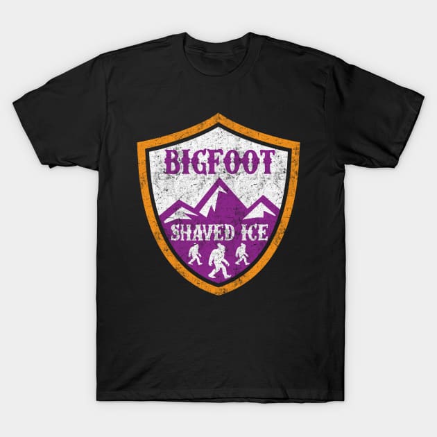 Bigfoot Shaved Ice T-Shirt by AdultSh*t